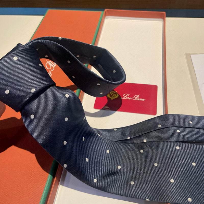 GRAVATA LORO PIANA DE SEDA POLKA DOT SILK TIE