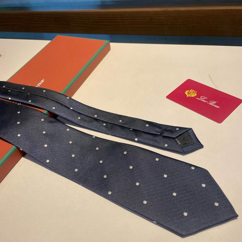 GRAVATA LORO PIANA DE SEDA POLKA DOT SILK TIE