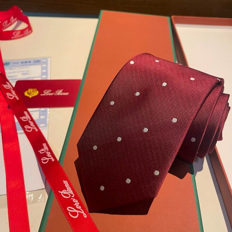 GRAVATA LORO PIANA DE SEDA POLKA DOT SILK TIE