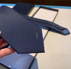 GRAVATA PRADA DE SEDA AVETINADA SILK SATIN TIE