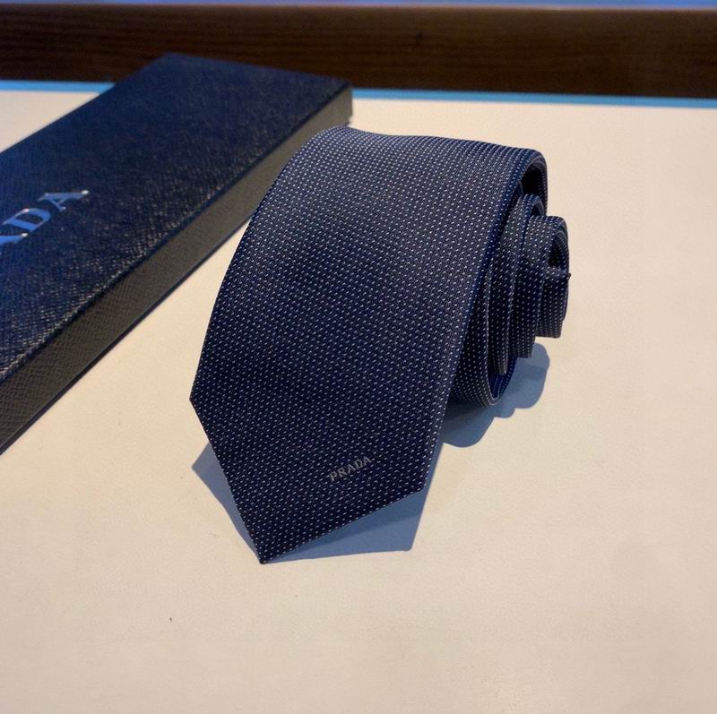 GRAVATA PRADA DE SEDA AVETINADA SILK SATIN TIE