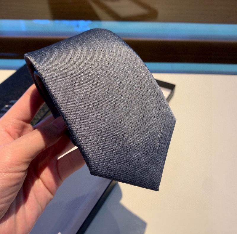 GRAVATA PRADA DE SEDA AVETINADA SILK SATIN TIE