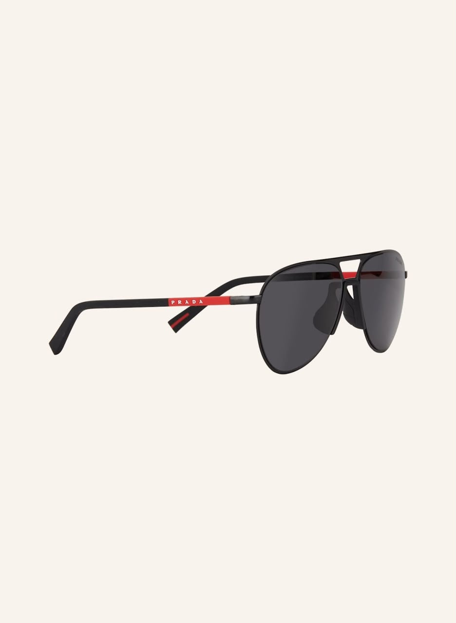 PRADA - Óculos De Sol Linear Rosa Preto