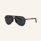 PRADA - Óculos De Sol Linear Rosa Preto