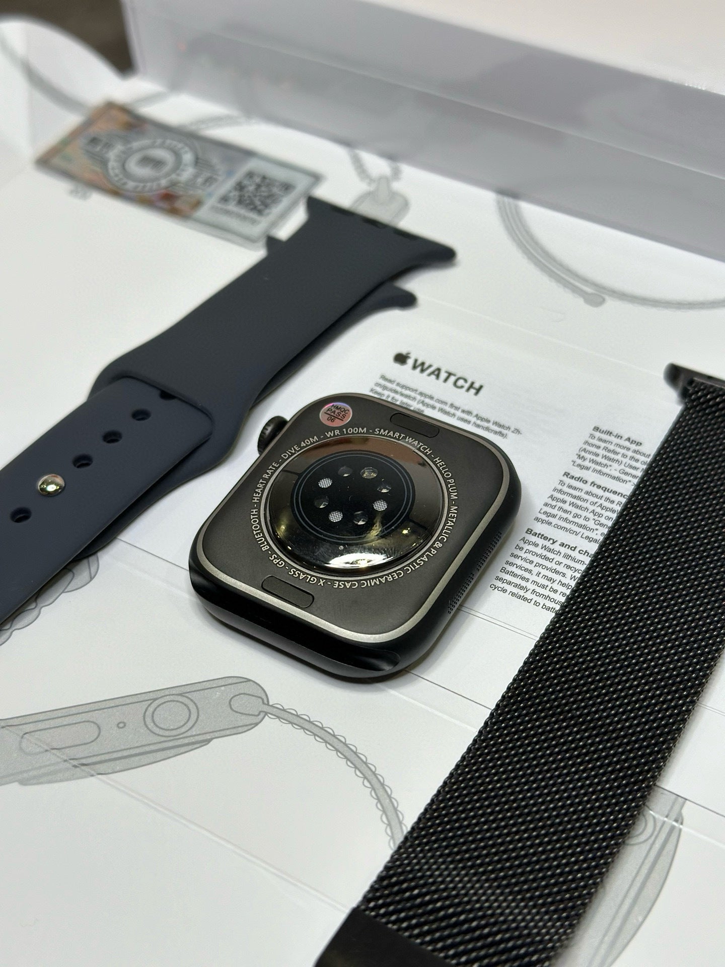 Apple Watch S10 Relógio Preto Fosco 46mm