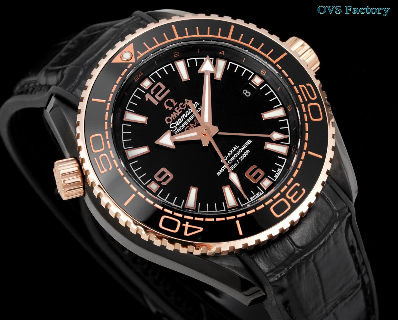 Relógio - Omega Seamaster 600m GMT À Prova D'água 45,5mm