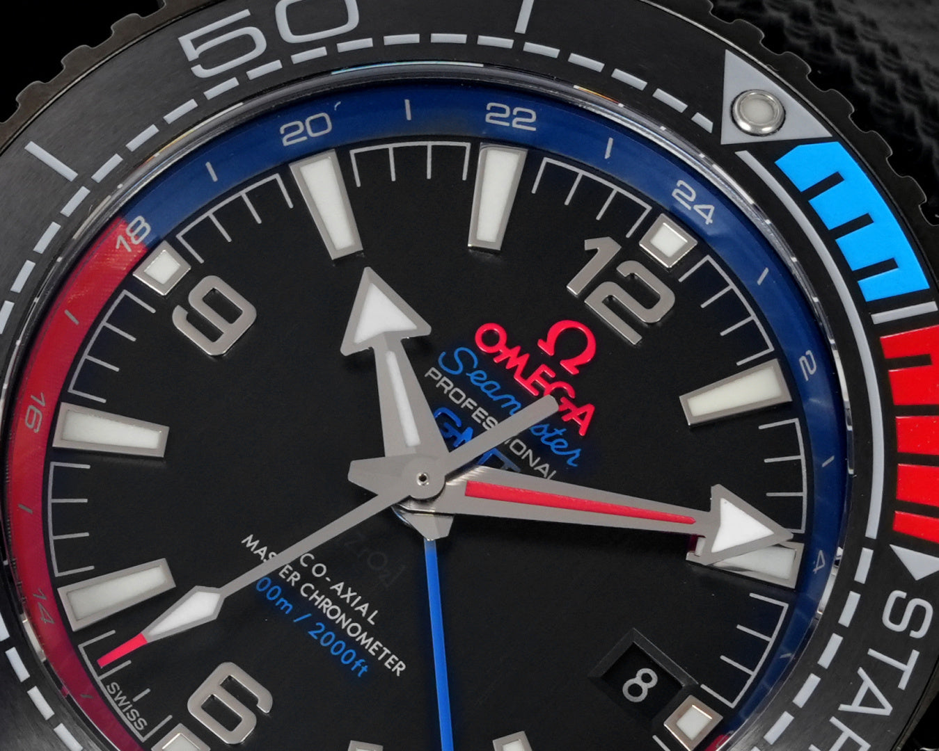 Relógio - Omega Seamaster 600m GMT À Prova D'água 45,5mm