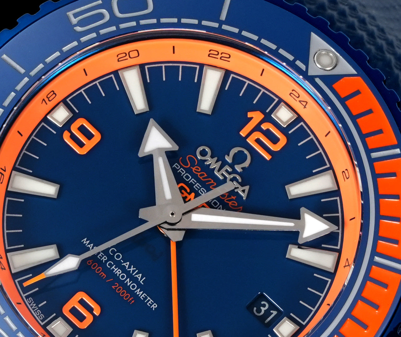 Relógio - Omega Seamaster 600m GMT À Prova D'água 45,5mm