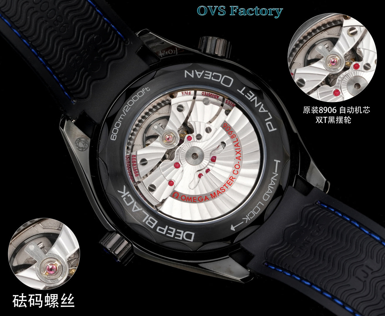 Relógio - Omega Seamaster 600m GMT À Prova D'água 45,5mm