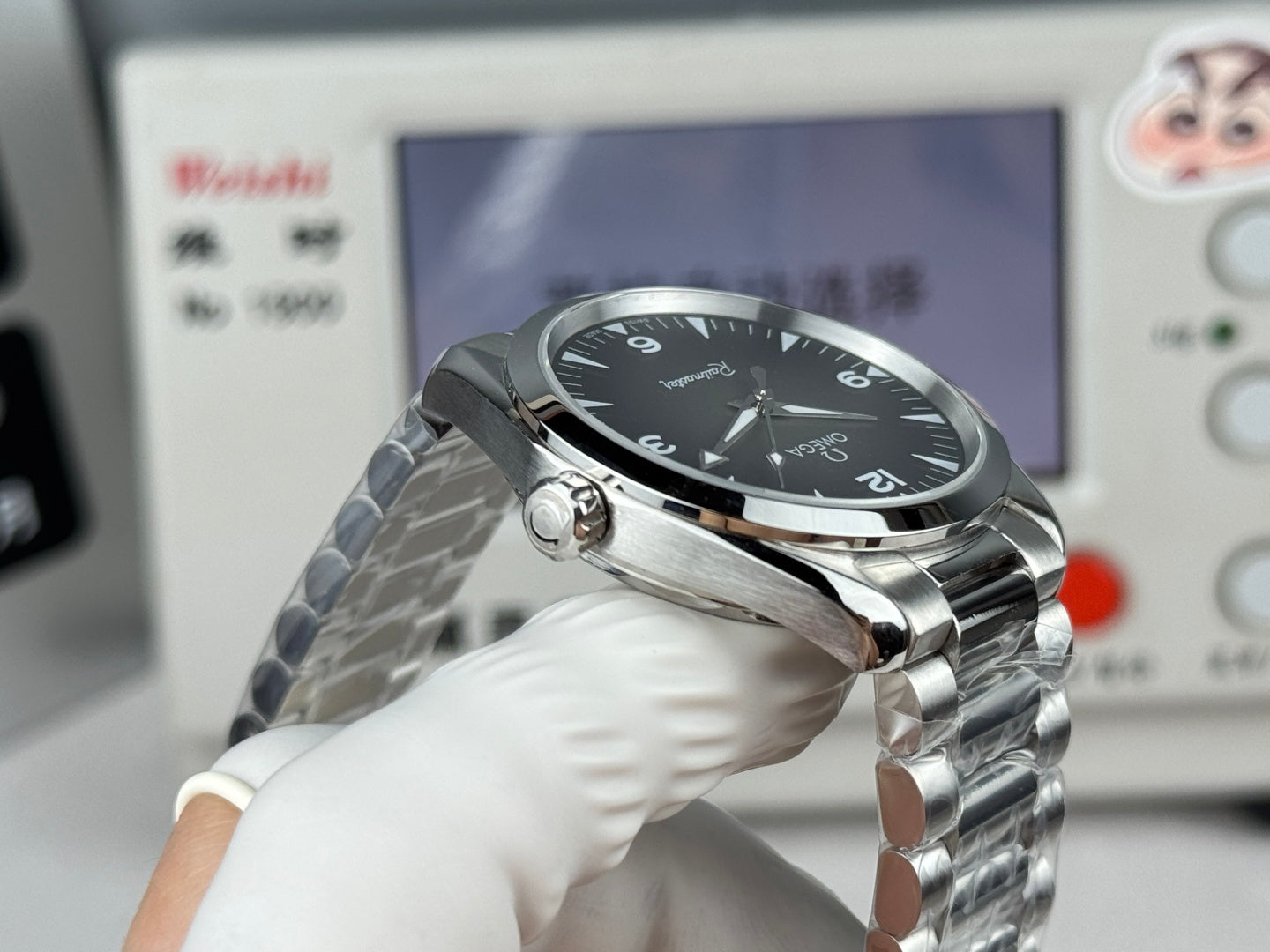 Relógio - Omega Railmaster Caixa De Aço Inoxidável De 38mm