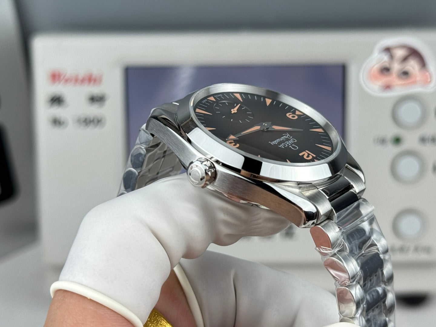 Relógio - Omega Railmaster Caixa De Aço Inoxidável De 38mm