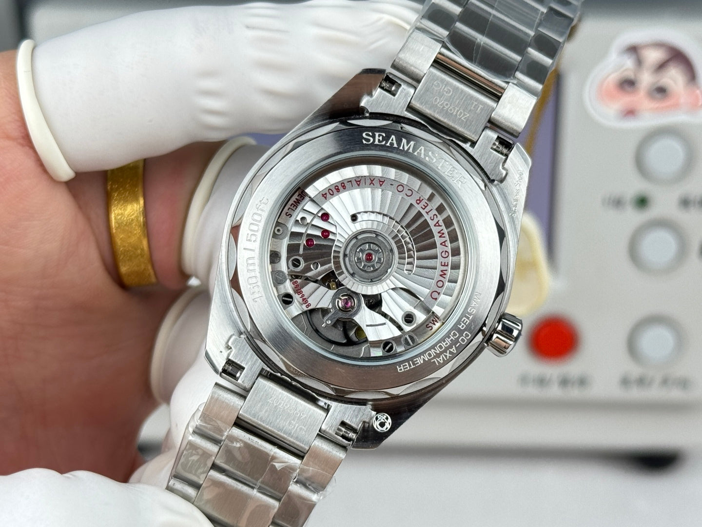 Relógio - Omega Railmaster Caixa De Aço Inoxidável De 38mm