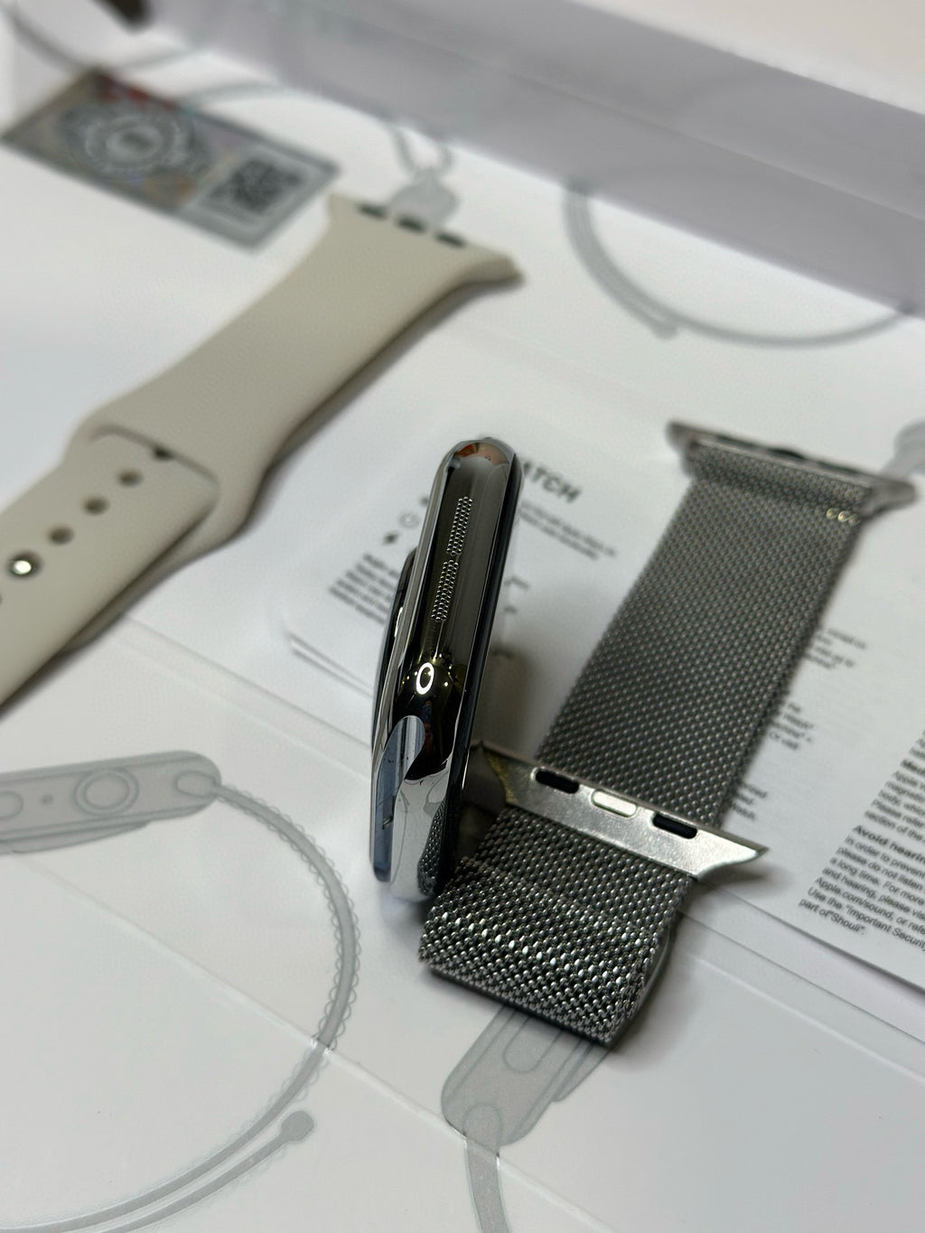 Apple Watch S10 Relógio Prata Brilhante 46mm