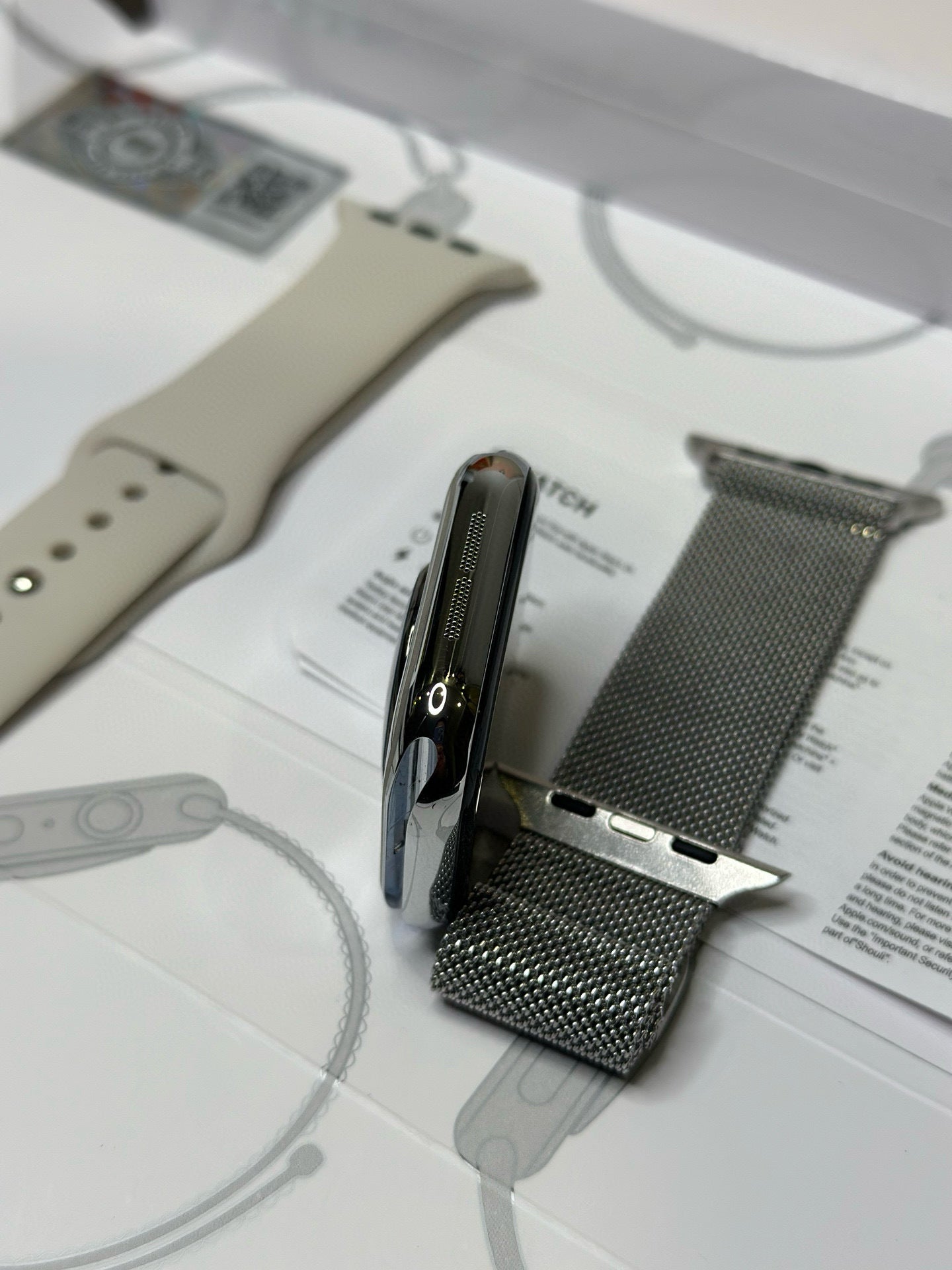 Apple Watch S10 Relógio Prata Brilhante 46mm