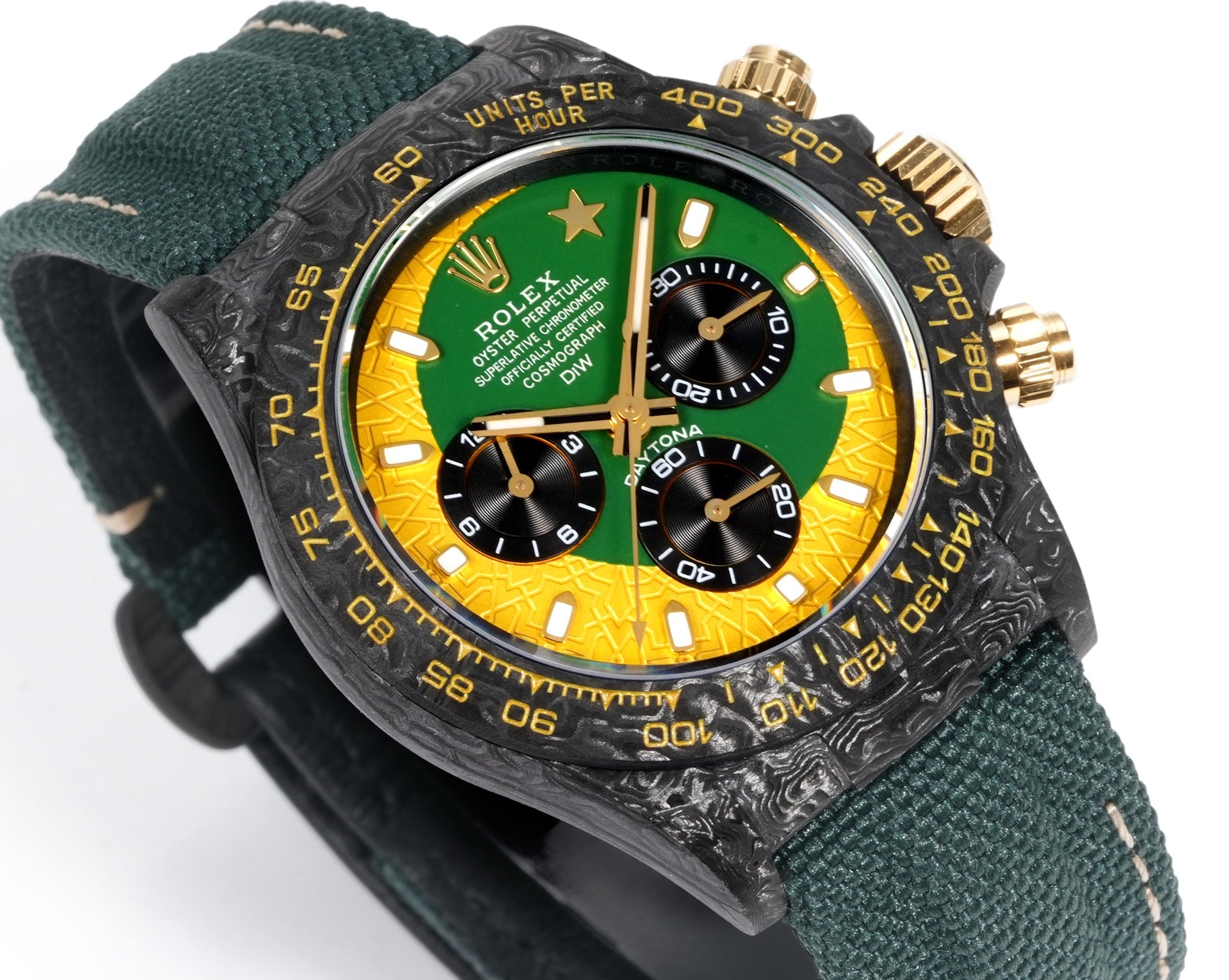 Relógio - Rolex Cosmograph Daytona Caixa De Fibra de Carbono 40mm X 12,4mm.