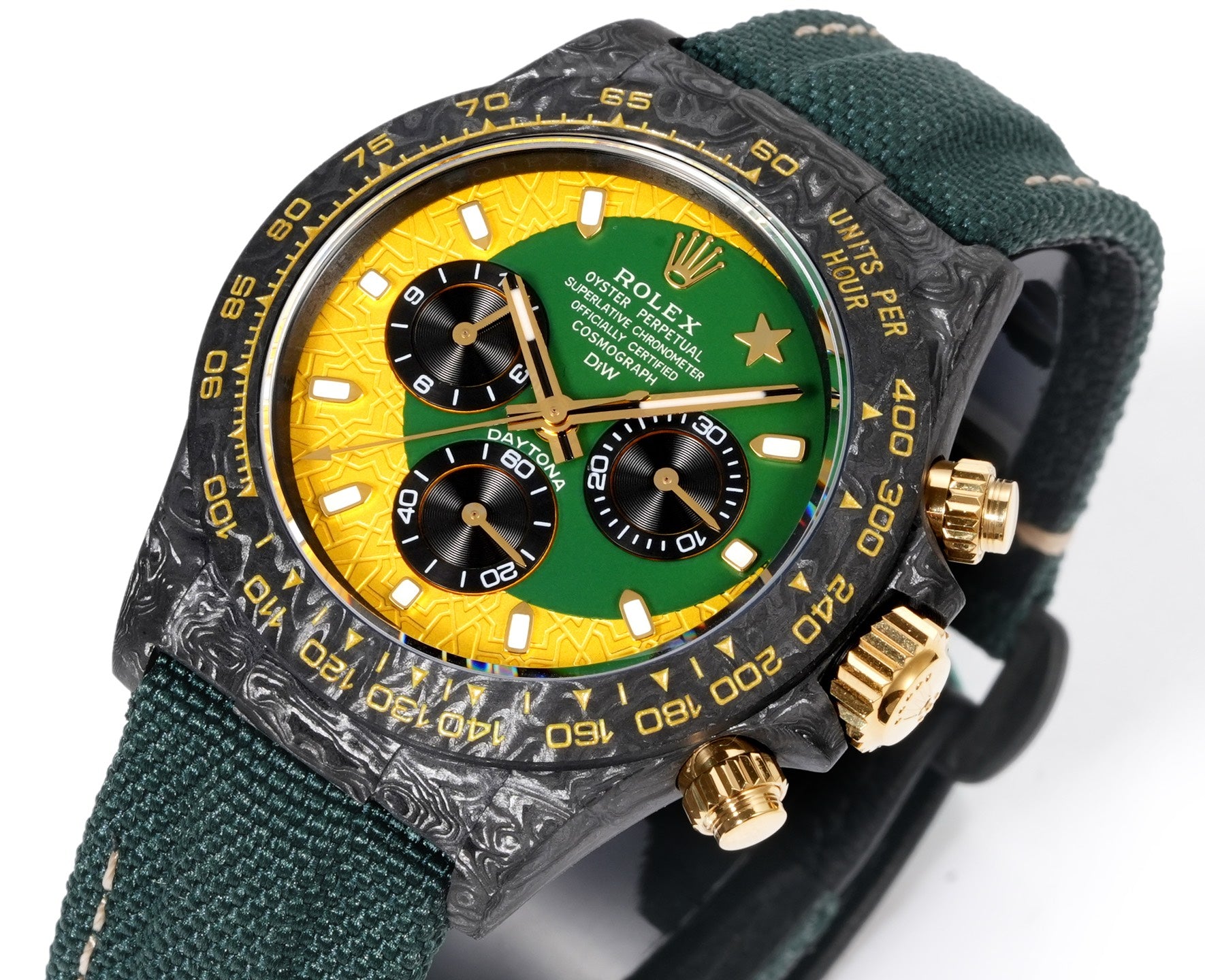 Relógio - Rolex Cosmograph Daytona Caixa De Fibra de Carbono 40mm X 12,4mm.