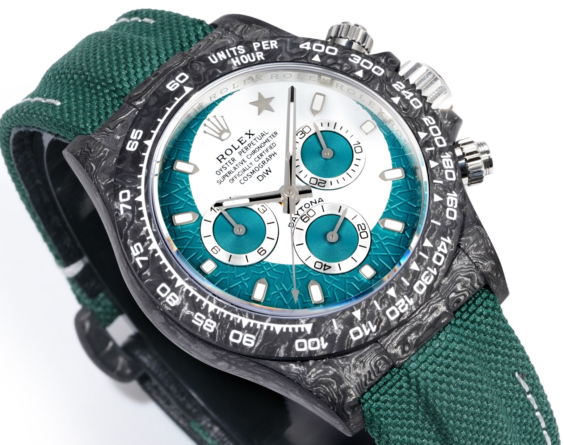 Relógio - Rolex Cosmograph Daytona Caixa De Fibra de Carbono 40mm X 12,4mm.